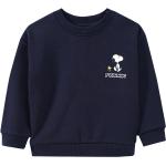 Dunkelblaue Bestickte Topolino Die Peanuts Snoopy Bio Nachhaltige Kindersweatshirts Größe 152 