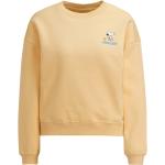 Gelbe Bestickte Die Peanuts Snoopy Bio Nachhaltige Damensweatshirts Größe XL 
