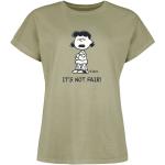 Grüne Die Peanuts Sally Brown Rundhals-Ausschnitt T-Shirts für Damen Größe 3 XL 