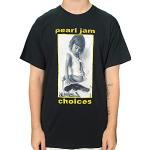 Pearl Jam Herren Auswahl T-Shirt, Schwarz, S
