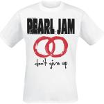 Pearl Jam T-Shirt - Don't Give Up - S bis XXL - für Männer - Größe L - weiß - Lizenziertes Merchandise
