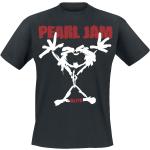Pearl Jam T-Shirt - Stickman - S bis XXL - für Männer - Größe S - schwarz - Lizenziertes Merchandise