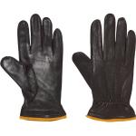 Braune Pearlwood Gefütterte Handschuhe aus Leder für Herren Größe XL 