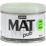 Pebeo, Künstlerfarbe + Bastelfarbe, Acrylic Mat Pub (Fluoreszierend Grün, 500 ml)