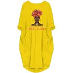 Gelbe Sommerkleider Handwäsche für Damen Größe L 