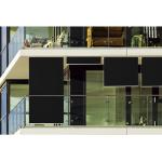 Schwarze Peddy Shield Balkonverkleidungen & Balkonumrandungen aus HDPE UV-beständig 