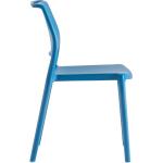 Blaue Pedrali ARA Designer Stühle aus Polyrattan Outdoor Breite 0-50cm, Höhe 50-100cm, Tiefe 50-100cm 