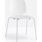 Reduzierte Silberne Pedrali BABILA Designer Stühle pulverbeschichtet aus Kunststoff stapelbar Breite 0-50cm, Höhe 50-100cm, Tiefe 0-50cm 