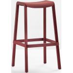 Reduzierte Rote Pedrali DOME Barhocker & Barstühle aus Kunststoff Breite 0-50cm, Höhe 50-100cm, Tiefe 0-50cm 