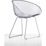 Reduzierte Moderne Pedrali GLISS Transparente Stühle Breite 50-100cm, Höhe 50-100cm, Tiefe 50-100cm 