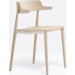 Reduzierte Minimalistische Pedrali NEMEA Nachhaltige Designer Stühle Gebeizte aus Eschenholz mit Armlehne Breite 50-100cm, Höhe 50-100cm, Tiefe 0-50cm 
