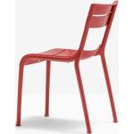 Reduzierte Rote Minimalistische Pedrali Designer Stühle aus Kunststoff stapelbar Breite 50-100cm, Höhe 50-100cm, Tiefe 50-100cm 