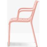Reduzierte Rosa Minimalistische Pedrali Designer Stühle aus Kunststoff stapelbar Breite 50-100cm, Höhe 50-100cm, Tiefe 50-100cm 