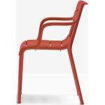 Reduzierte Rote Minimalistische Pedrali Designer Stühle aus Kunststoff stapelbar Breite 50-100cm, Höhe 50-100cm, Tiefe 50-100cm 