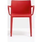 Reduzierte Rote Pedrali VOLT Designer Stühle aus Kunststoff stapelbar Breite 50-100cm, Höhe 50-100cm, Tiefe 50-100cm 
