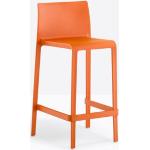 Reduzierte Orange Pedrali VOLT Barhocker & Barstühle stapelbar Breite 0-50cm, Höhe 50-100cm, Tiefe 0-50cm 