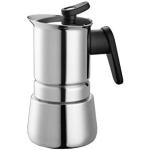 PEDRINI Steelmoka Espressomaschine für Kochfelder einschließlich Induktion (2 Tasse)