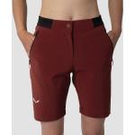 Rote Bio Cargo-Shorts mit Reißverschluss aus Polyamid für Damen 