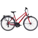Rote Pegasus Solero Trapez-Rahmen Damenfahrräder 