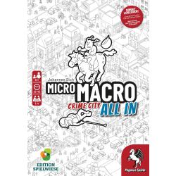 PEGASUS SPIELE MicroMacro: Crime City 3 - All In Familienspiel Mehrfarbig