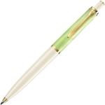 Pastellgrüne Pelikan Druckkugelschreiber aus vergoldet 