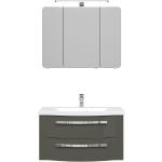Silberne PELIPAL Waschbeckenunterschränke & Badunterschränke aus Chrom Breite 50-100cm, Höhe 0-50cm, Tiefe 0-50cm 