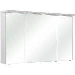 Reduzierte Weiße PELIPAL Spiegelschränke aus MDF LED beleuchtet Breite 50-100cm, Höhe 50-100cm, Tiefe 0-50cm 