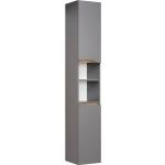 Silberne Moderne PELIPAL Quickset Küchenhochschränke matt aus Holz Breite 0-50cm, Höhe 150-200cm, Tiefe 0-50cm 