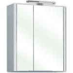 Reduzierte Weiße PELIPAL Quickset Spiegelschränke aus Holz LED beleuchtet Breite 50-100cm, Höhe 50-100cm, Tiefe 0-50cm 