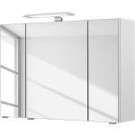 Reduzierte Weiße Moderne PELIPAL Spiegelschränke Breite 50-100cm, Höhe 50-100cm, Tiefe 0-50cm 