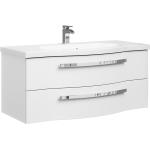 Weiße PELIPAL Waschbeckenunterschränke & Badunterschränke aus Marmor Breite 100-150cm, Höhe 0-50cm, Tiefe 0-50cm 