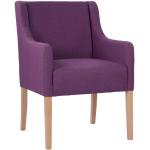 Lavendelfarbene Lounge Sessel aus Massivholz Breite 0-50cm, Höhe 0-50cm, Tiefe 0-50cm 