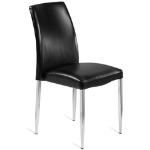 Schwarze Konferenzstühle & Besucherstühle aus Kunstleder gepolstert Breite 0-50cm, Höhe 0-50cm, Tiefe 0-50cm 