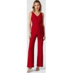 Rote Elegante Ärmellose PENNYBLACK V-Ausschnitt Damenjumpsuits & Damenoveralls aus Polyester Größe S 
