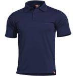 Reduzierte Blaue Kurzärmelige Pentagon Sports Kurzarm-Poloshirts für Damen Größe XXL 