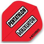 Pentathlon HD150 Flights, 5 Satz = 15 Stück (Rot)