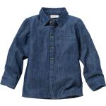 Dunkelblaue People Wear Organic Bio Nachhaltige Kinderjeanshemden aus Baumwolle Größe 128 