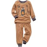 Grüne Casual People Wear Organic Bio Nachhaltige Kinderschlafanzüge & Kinderpyjamas mit Knopf aus Baumwolle maschinenwaschbar Größe 140 