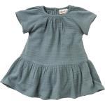 Grüne Bio Kinderkleider mit Knopf aus Baumwolle Größe 134 für den für den Sommer 