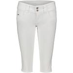 Reduzierte Weiße Pepe Jeans Venus Jeans-Bermudas aus Baumwolle für Damen für den für den Sommer 