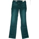 Pepe Jeans Banji Damen stretch Regular F Straight Cord Low Hose W27 L34 grün NEU