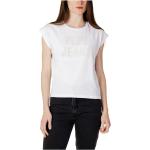 Reduzierte Weiße Kurzärmelige Pepe Jeans T-Shirts aus Baumwolle für Damen Größe XS für den für den Sommer 