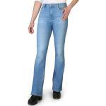 Kornblumenblaue Pepe Jeans Damenjeans aus Elastan Größe XS 