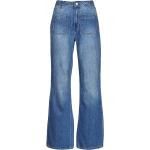 Reduzierte Blaue Pepe Jeans Bootcut Jeans aus Denim für Damen Weite 29 