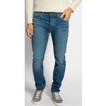 Reduzierte Blaue Bestickte Pepe Jeans Chepstow Slim Fit Jeans mit Knopf aus Baumwollmischung für Herren Größe XXL Weite 30, Länge 34 