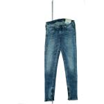 Pepe Jeans Cher Wmn 7/8 Hose Skinny Low Waist stretch Zip W26 L28 acid Blau NEU.