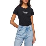 Pepe Jeans Damen New Virginia Ss N T-Shirts, 999black, S