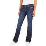 Reduzierte Blaue Pepe Jeans Piccadilly Slim Fit Jeans aus Denim für Damen Weite 26 