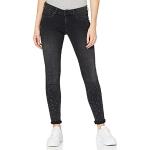 Schwarze Pepe Jeans Pixie Skinny Jeans mit Reißverschluss aus Baumwolle für Damen Weite 29 