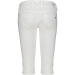 Pepe Jeans Damen Shorts VENUS Regular Fit Cropped, weiss, Gr. 31